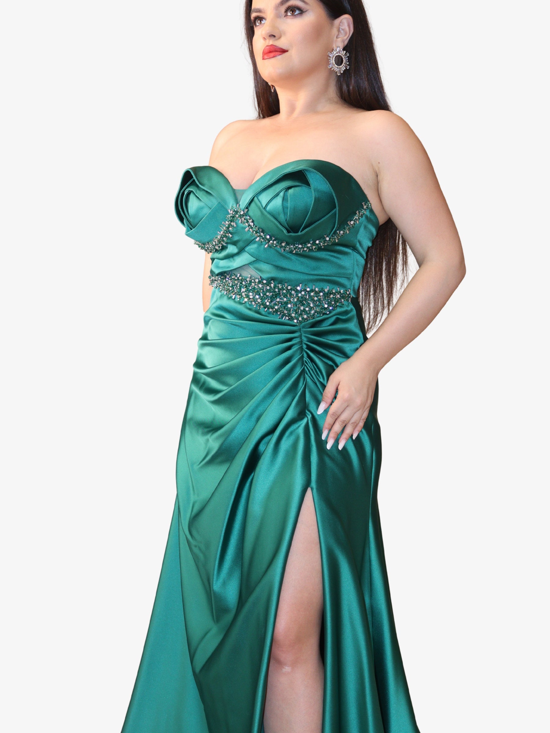 Rochie Lunga “Zehaia”, Verde